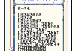 篮球训练基本流程有哪些